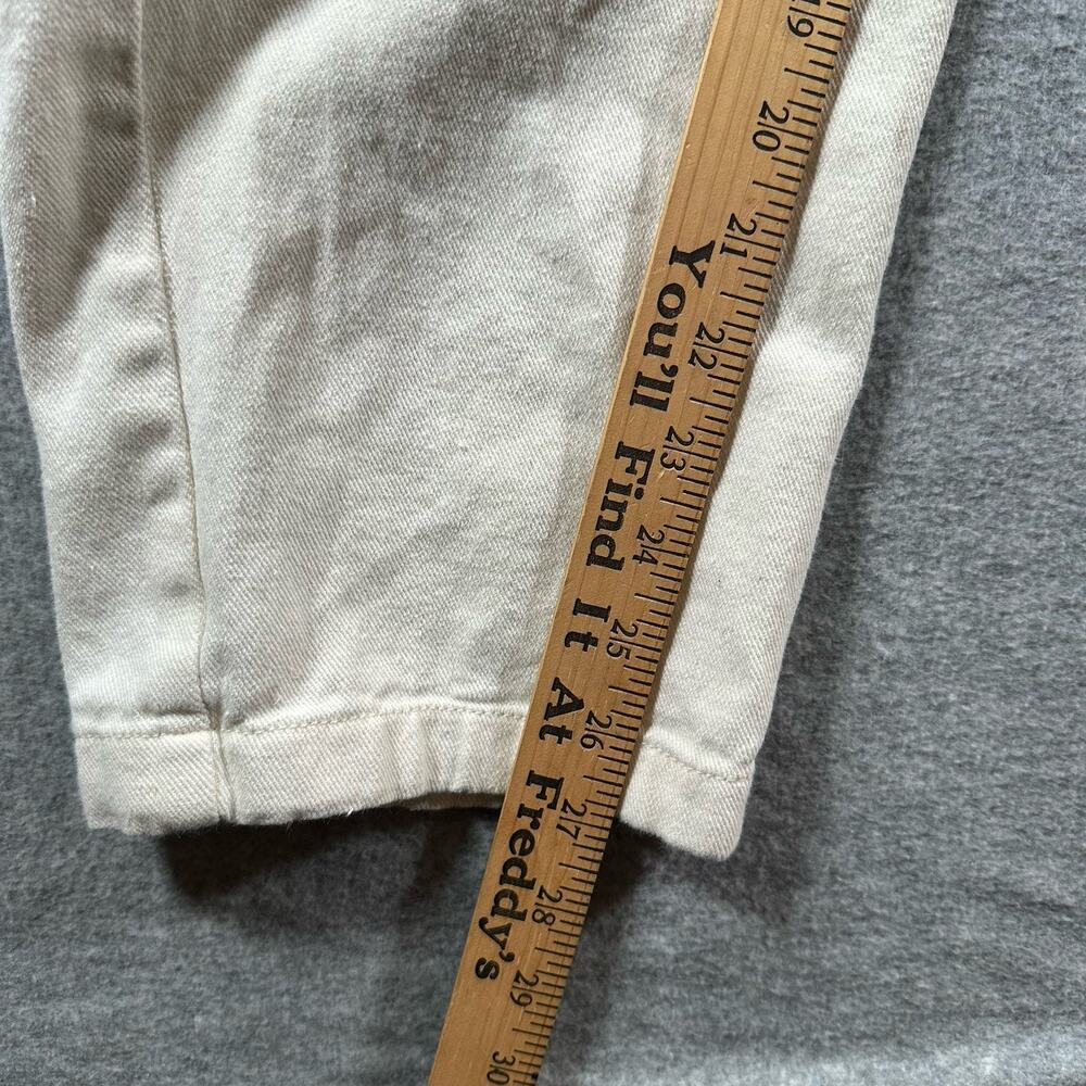 Skies Are Blue White Denim Long Sleeve Jumpsuit Size S - Picture 5 of 13